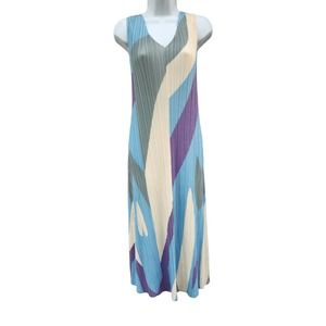 cala multicolor accordion dress M